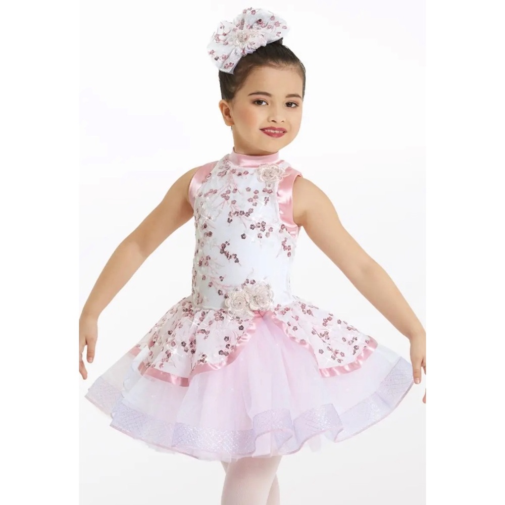 Weissman Showtime| Sweet Child of Mine Cherry Blossom Ballet Tutu Pink White, SC